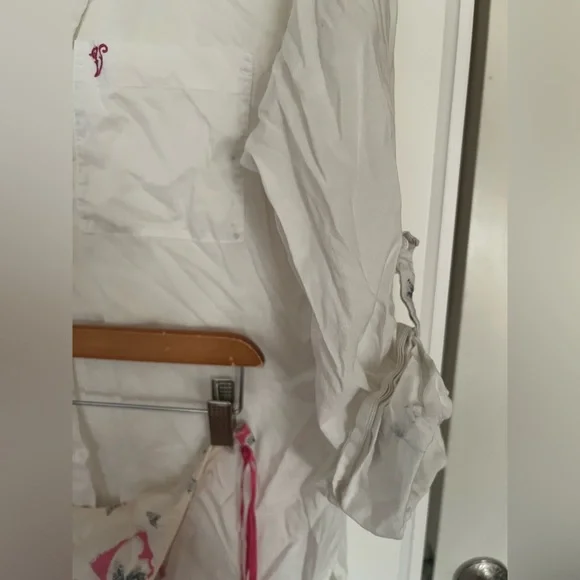 😍8for1 Price🦊pijama Shirt bikini set SzXS &White lace inserted Top. - Picture 12 of 16